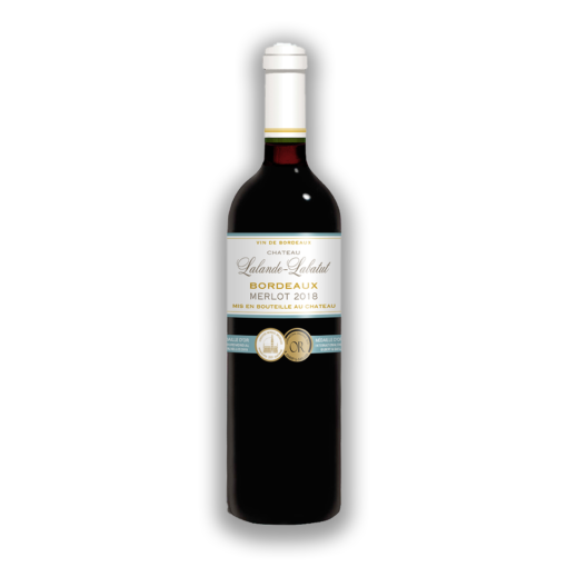 vin rouge Château La Lalande Labatut millésime 2018 - coffret saveurs apéritives